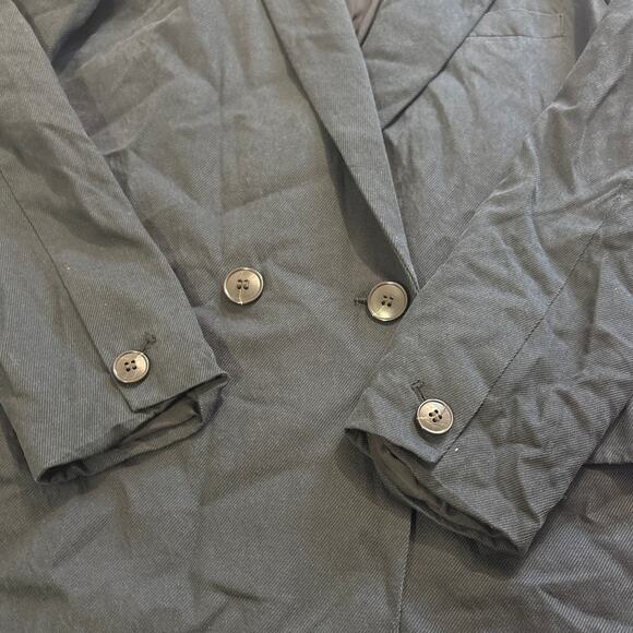 Madewell XS Drapeweave Caldwell Double-Breasted Blazer Academia Contemporary - Picture 7 of 12